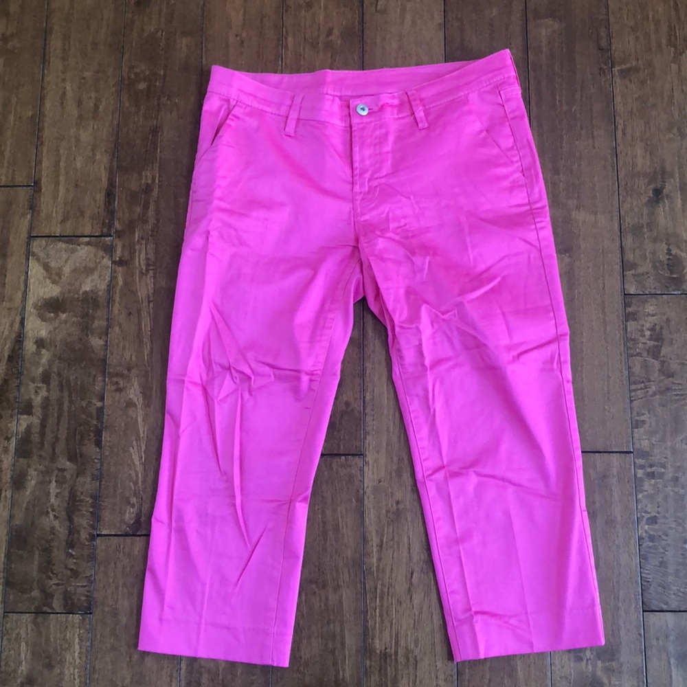 Loudmouth Golf Hot Pink Capri pants size 8